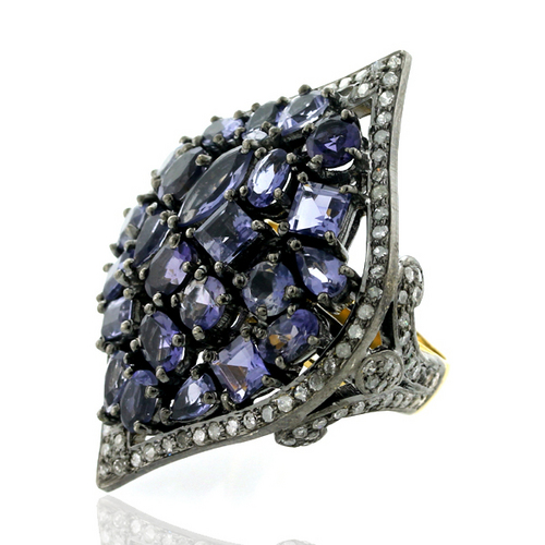 18k Gold Vintage Style Ring Jewelry