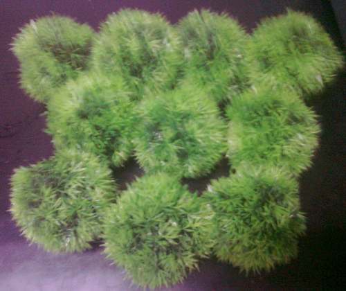 CH AQUARIUM GRASS BALLS, GREEN COLOR