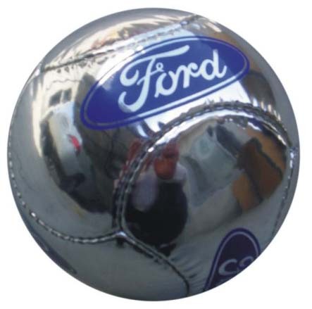 TPU Silver Promotional Soccer Ball