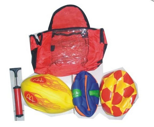 Soccer Ball Promotional Sets with bag