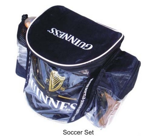 Match Soccer Ball Promotional Sets - PU Leather Size 5 Black, PVC Cone, 500ml Bottle, Adult Gloves, Hand Pump