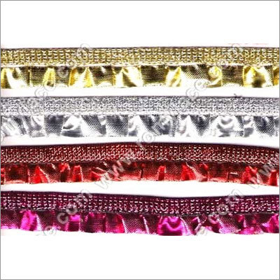 Fancy Laces & Trimmings - Customizable Length, Multicolor Polyester | Embellished Design, Durable Material, Elegant Look, Versatile Use, Fine Detailing