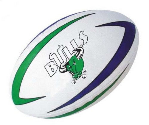 Rubber Laminate Regular Rugby Ball - Sizes 3,4,5, Latex/Butyl Bladder, Hand-Sewn, Durable, Laces Optional