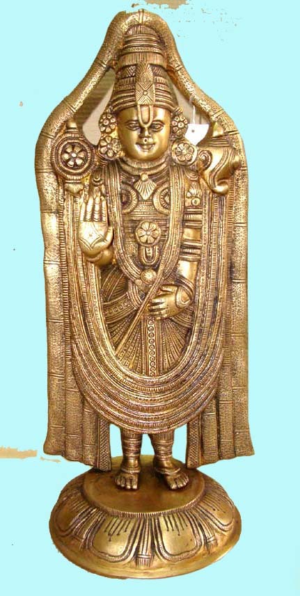 Durable Tirupati Balaji Brass Statue