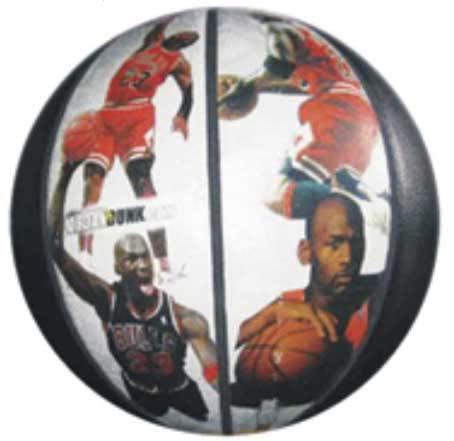 Photo Pasted Basket ball 