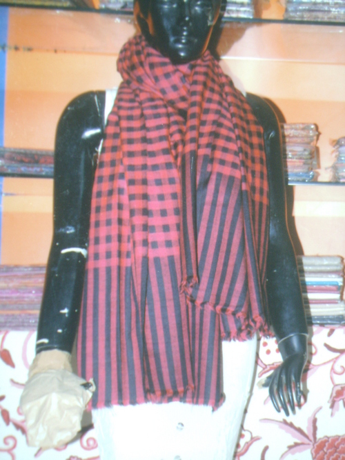 Pashmina Check Shawl 36x80