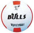 Taslon Fabric Volley Ball - Official Size, White, Latex/butyl Bladder | Machine Stitched, Durable, Indoor/outdoor Use