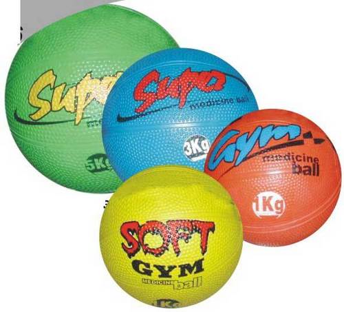 Rubber Medicine Balls - Rubber 1 to 15 Kg Multicolored | Durable Versatile Textured Surface Strength Training