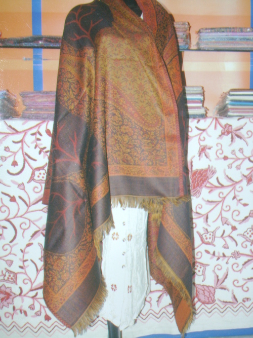 Silk Jamawar Shawl 36x80