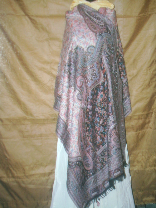 Silk Jamawar All Over Shawl 36x80