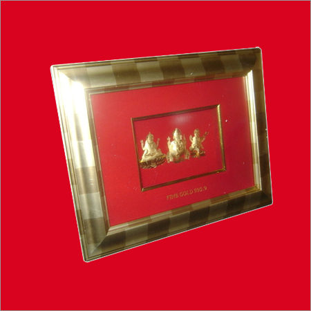 Golden Frame Ganesh