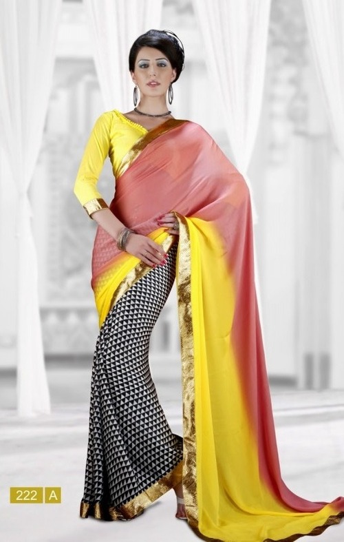Designer Western Sarees