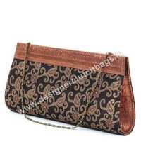 Designer Brocade Evening Clutch Bag