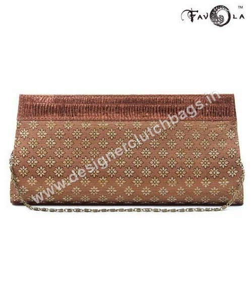 Designer Brocade Evening Clutch Bag