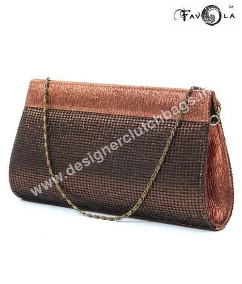 Designer Brocade Evening Clutch Bag