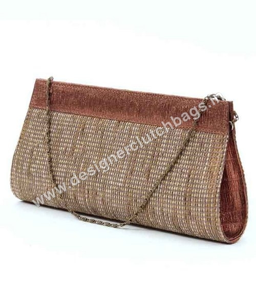 Designer Brocade Evening Clutch Bag
