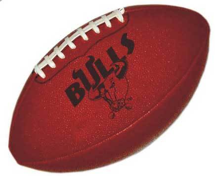 Rubber laminate American football