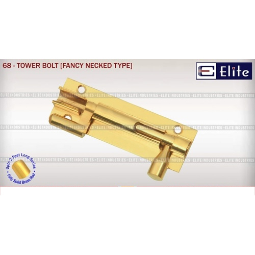 Brass Nack Tower Bolt