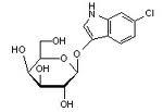 6-chloro-3-indolyl-beta-d-gluco pyranoside