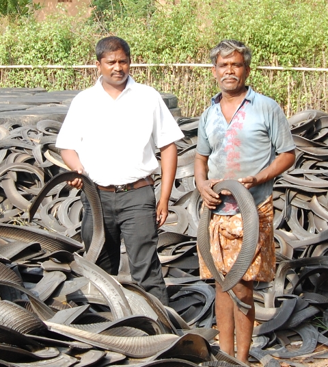 Rubber Tire Scrap