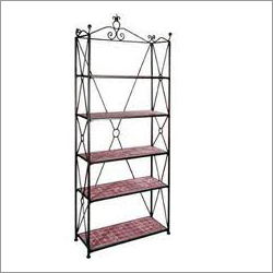 Wrought Iron 3 Shelf Stand