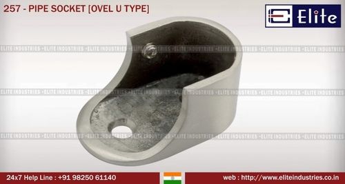 Pipe Socket ovel U Type