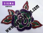 Velvet Embroidery Appliques for Salwar Suits