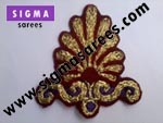 Hand Embroidery Appliques for Sarees
