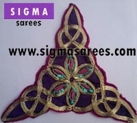 Garment Patches - Fabric Embellishments, Varied Sizes, Purple | Durable, Attractive, Versatile, Easy Application, Stylish Design