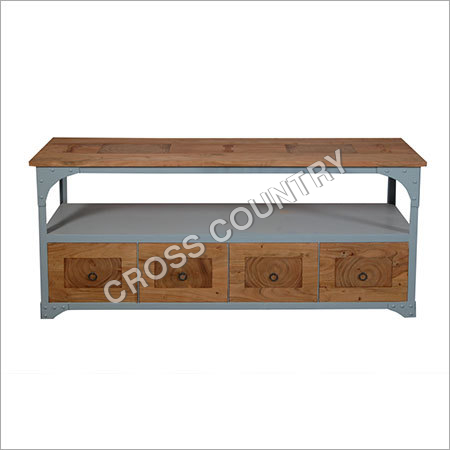 Industrial Furniture-Industrial Iron  wooden Table