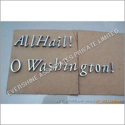 Steel Letter & Name Plate