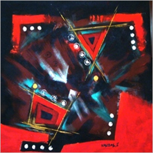 Geometric Art painting By Kalidas