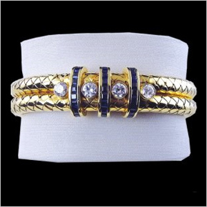 Diamond & Sapphire Bangle