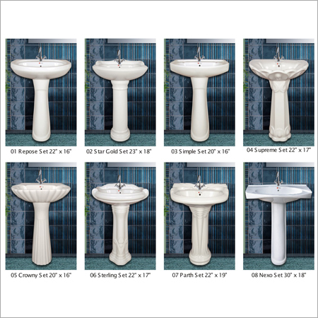 Wash Basin With Pedestal