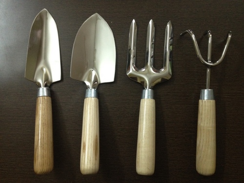 4-pc hand garden tools set stainless steel