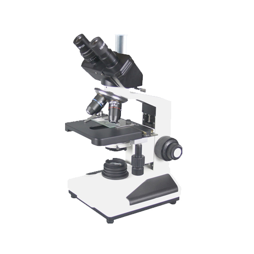 Trinocular Research Microscope - Black, 135x140mm Stage | Quadruple Nosepiece, 1500X Magnification, Halogen Illumination, User-Friendly Design