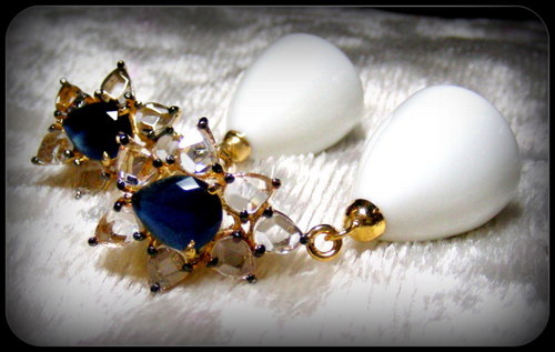 Bullet drop earring.