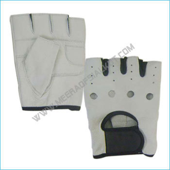 Goat Leather Weightlifting Gloves