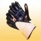 NITRILE PALM COATED KNIT LINED SAFETY CUFF GLOVES