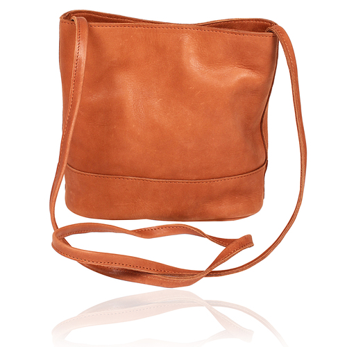 Leather Bucket Sling Bag