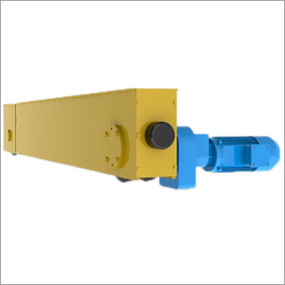 Crane End Carriage - Electric Power Source, New Condition, Blue and Yellow Color, Strong Build Quality