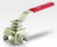 3 Way Ball Valve Screwed End