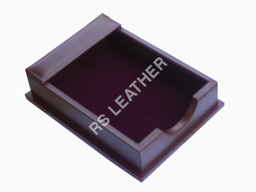 LEATHER 4X6 MEMO HOLDER