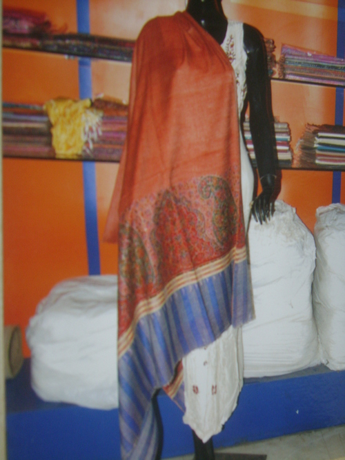 Pashmina Kalam Pali Shawl 36x80
