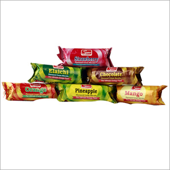 Round Shape Cream Biscuits