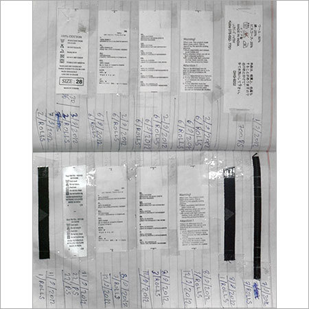 Die Cutting Labels