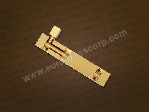 Brass Rectangle Tower Bolt