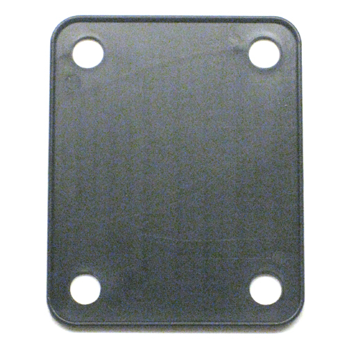 Rubber cushion plate