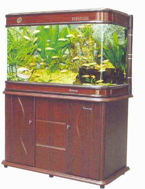 MJ-R9S 1380 SH Rosewood Aquarium Set