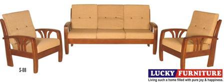 WOODEN SOFA
